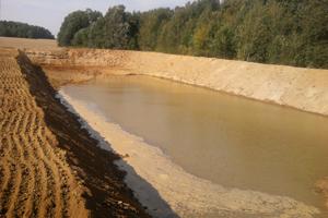 Подготовка ложа для водоемов