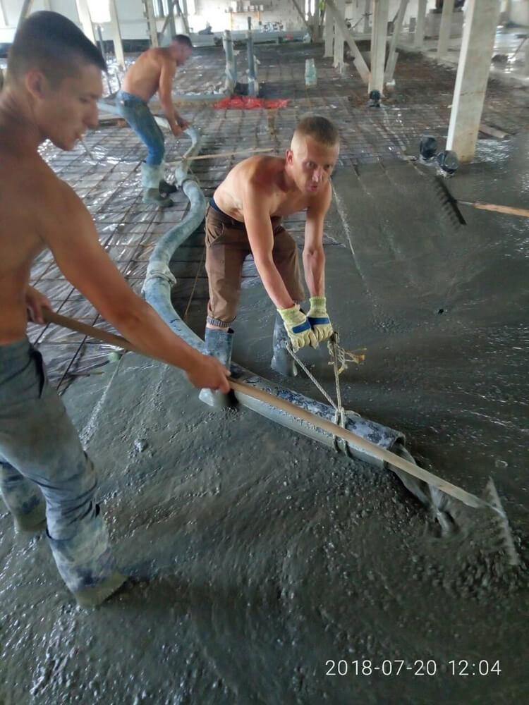 Устройство наливных полов и сэндвич панелей (Дачное, Одесская область)